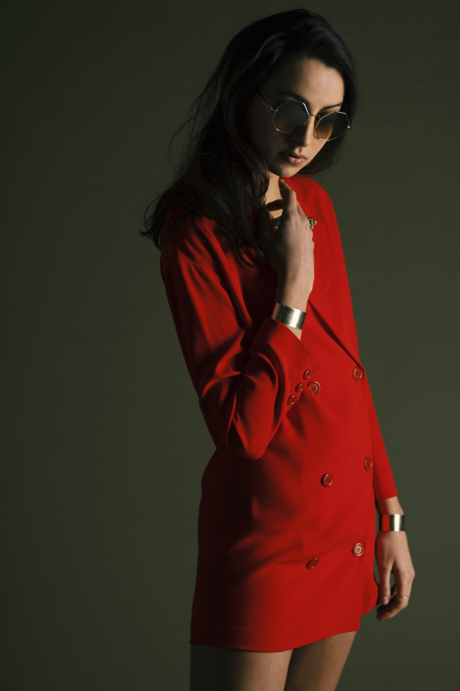 Maika Dress Jacket red