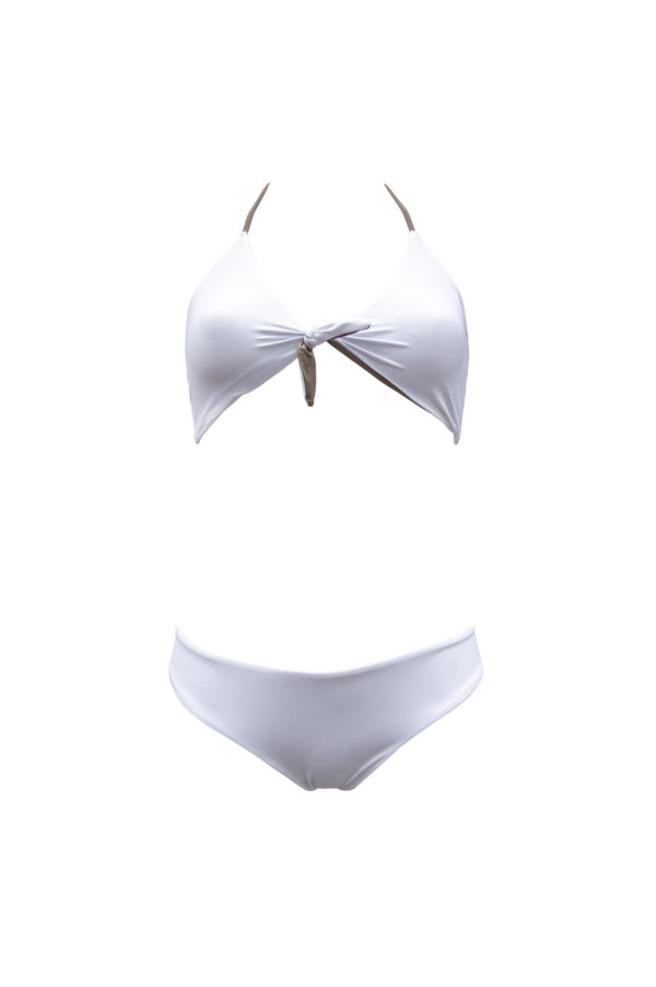 knotty bikini white/taupe