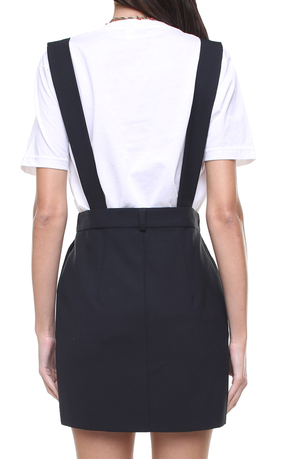 Mia Skirt black w/ removable suspenders