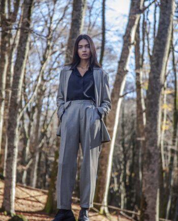 Jane trousers silk and wool