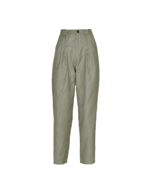Diana trousers green stripes